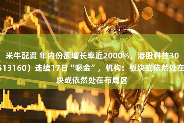 米牛配资 年内份额增长率近2000%，港股科技30ETF（513160）连续17日“吸金”，机构：板块或依然处在布局区