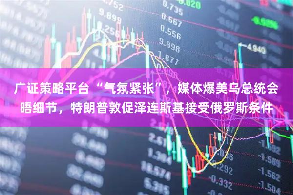 广证策略平台 “气氛紧张”，媒体爆美乌总统会晤细节，特朗普敦促泽连斯基接受俄罗斯条件